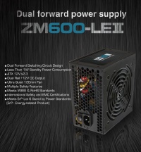 ZALMAN ZM600-LE II 600W ATX POWER SUPPLY 12CM POWER SUPPLY - 1